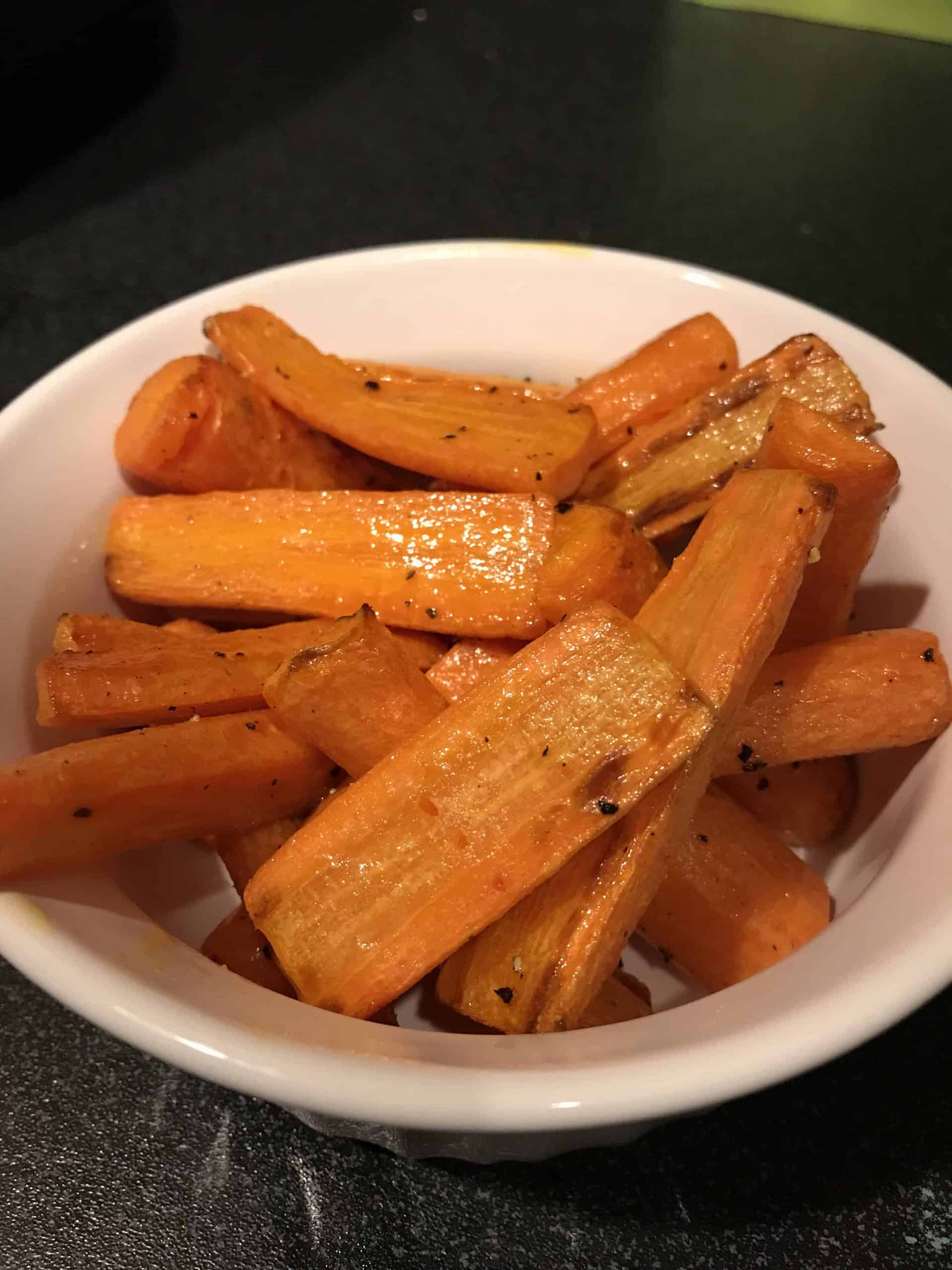 Simple Air Fried Roasted Carrots Paleo, Vegan, Whole30