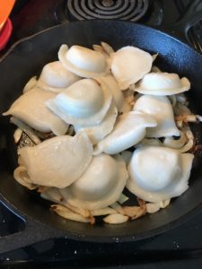A nice crispy outside with a soft filling creates the perfect texture for those frozen pierogies. Pair them with caramelized onions and you have the burst of flavor you were always looking for. #cooking #delicious #yummy