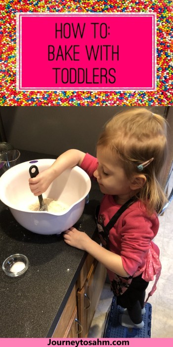 Baking with a Toddler