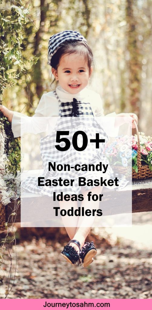 101 Fun Easter basket filler ideas for toddlers that are non candy! These stuffers arefor budget friendly families, yet still awesome enough for any 1, 2, or 3 year old girl or boy! #easterbaskets #easterideas #toddlermom #toddlerlife #noncandy