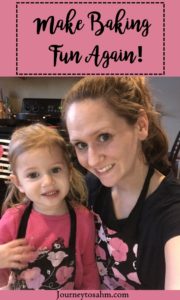 Make baking fun again! Baking doesn't need to be a chore. Grab your toddler, put on your matching aprons, and make it a special bonding moment. The laughs are irreplaceable. #momlife #parenting #laughter