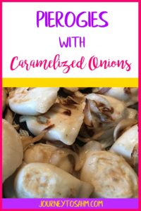 Delicious pierogies with caramelized onions. An easy dinner idea that will be on the table in less than 30 minutes! From frozen to your table in a yummy, tasty way 