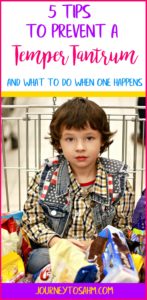Did you know most temper tantrums are preventable? Learn the tips and tricks to help keep your toddler's temper out of control. Tantrum happening? I've got the tips to help you through it.