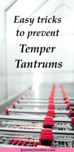 Ever been in a store when your child just goes into complete temper tantrum mode? You're not alone. Follows these tips to help temper tantrums from occurring in the first place and learn what to do when one happens. #toddler #shopping #momlife