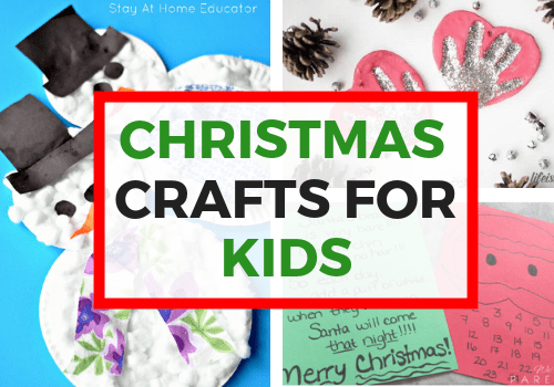 Bassa preparazione per i mestieri di Natale fai da te che i bambini possono fare con le loro famiglie. Include ornamenti fatti a mano, un pupazzo di neve, con impronte di mani e altro. Santa craft include una stampa gratuita per il calendario dell'avvento per bambini. #holidays #holidaycrafts #kidsactivities #kidscrafts #craftsforkids #craftideas