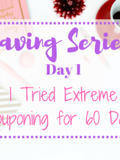 I Tried Extreme Couponing for 60 Days. A savings post for extreme couponing for beginners. Includes a free guide for extreme coupon organization and how to start extreme couponing. Learn how to save money through couponing. #savemoney #momlife #coupon