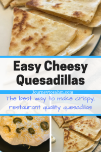 Easy cheesy quesadillas recipe perfect for dinner parties and an easy dinner night. Fast dinner recipe made in 20 minutes. Easy quesadilla recipe, crispy quesadillas. Delicious dinner idea made for picky eaters and kid friendly. #recipe #delicious #momlife