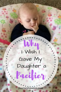 Why I wish I gave my daughter a pacifier. Is pacifier weaning easier than stopping finger sucking? My child is a finger sucker. Here's what she does as a sucking habit. #momlife #toddlers #parenting