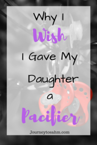 Why I wish I gave my daughter a pacifier. Is pacifier weaning easier than stopping finger sucking? My child is a finger sucker. Here's what she does as a sucking habit. #momlife #toddlers #parenting