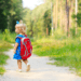 5 easy ways to educate your toddler with a backpack. Use exploratory play and imagination just using a simple backpack to fill your toddler's world with creativity. Includes 5 great toddler activities that increase knowledge and imaginative play for toddlers. #toddler #toddlerlife #parenting #familygoals #activities #sensoryactivities