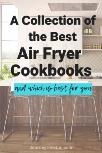 7 Must Have Air Fryer Cookbooks. A collection of the best air fryer cookbooks perfect for everyone. Each cookbook includes air fryer recipes, including vegetarian air fryer recipes, vegan air fryer recipes, and air fryer chicken recipes. #recipes #food #delicious #yummy #healthyrecipes #cooking