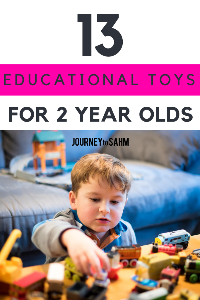 13 educational toys for 2 year olds. The perfect activities for toddlers to keep them occupied while learning at the same. Teach your toddler colors, numbers, letters, words, and hand-eye coordination with these great toys. Perfect educational toys for preschool and toys for 2 year old boys. #toddlers #momlife #games #preschool #educational learning #toddlertoys #learningtoys #toddleractivities