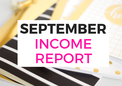 September Blog Income Report