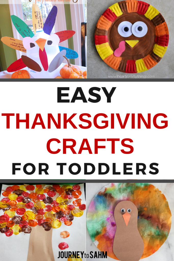 Easy Thanksgiving crafts for toddlers. Perfect DIY ideas for preschool age and for kids who just love getting creative for the holidays. #kidsactivities #kidscraft