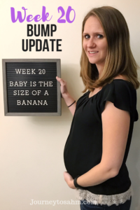 Pregnancy week 20 bump update! Find out my pregnancy cravings, pregnancy symptoms, and how I am feeling. Features bump progression pics with every week of this pregnant life. I'm in the second trimester and it's almost time to do our gender reveal! #pregnancy #momtobe #momlife #expectantmom #pregnant #bumpupdates