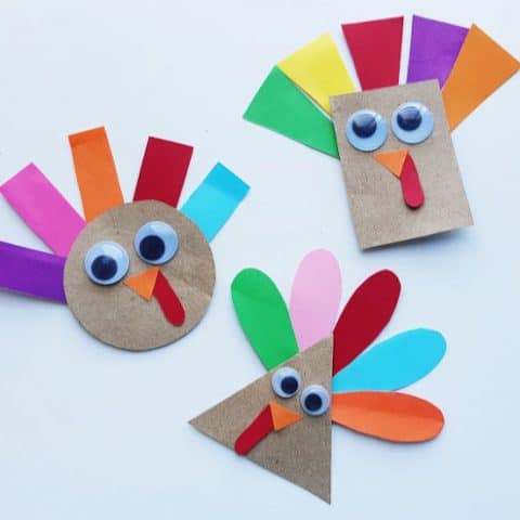 Craft de forme de dinde