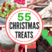 55 Christmas treats and desserts when you're sick of Christmas cookies. Easy dessert recipe ideas perfect for the holiday. Homemade, but easy to make to impress the family holidays. Includes creative Christmas desserts for your best holiday season yet. #holidaybaking #holidayrecipes #christmas #baking #desserts