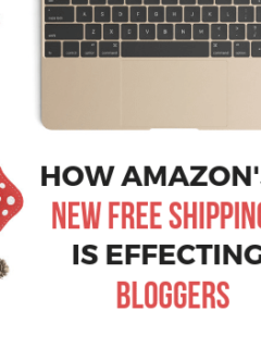 The ugly truth about how Amazon's holiday shipping policy is effecting bloggers in 2018. Learn how to optimize your posts for the Amazon affiliate program to reach more people on Pinterest and make money online. Tips and tricks to use the Amazon free shipping technique to your advantage and make more Amazon sales on your website and niche. #blogging #bloggingtips #bloggerlife #parentingblog #momblog