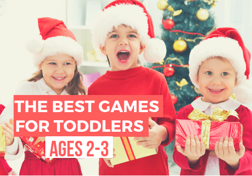 The best easy toddler games this Christmas with board games. Use these kid activities and games to keep the kids entertained indoors all day and get your Black Friday shopping done early. A list of the best games for kids and preschoolers to help educatate and increase learning at home. #holidaygifts #giftguide #giftideas #christmasgifts #kidactivities