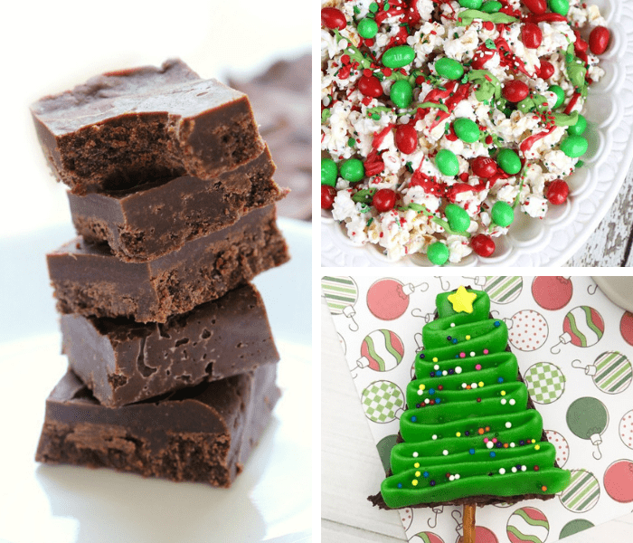 55 Christmas treats and desserts when you're sick of Christmas cookies. Easy dessert recipe ideas perfect for the holiday. Homemade, but easy to make to impress the family holidays. Includes creative Christmas desserts for your best holiday season yet. #holidaybaking #holidayrecipes #christmas #baking #desserts