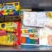 Cheap busy bag ideas for 2 year old toddlers and preschoolers. Head to the dollar store and learn howto make simple educational boxes for boys and girls. #busybags #preschoolers #toddleractivities #toddleractivity #funactivities