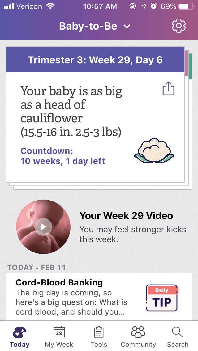 Pregnant? Here are the best free pregnancy apps to track your baby's growth! For both iPhone and Android smartphones. #momtobe #pregnancy #pregnantbelly