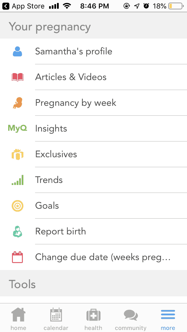 Download the best pregnancy app trackers to get the most information on your baby's growth. Even an app to listen to your baby's heart beat. #pregnancy #pregnantbelly #momtobe