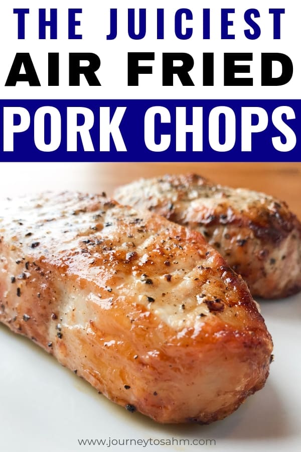 The juicest low carb air fried pork chops