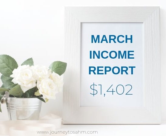 March Blog Income Report – 2019