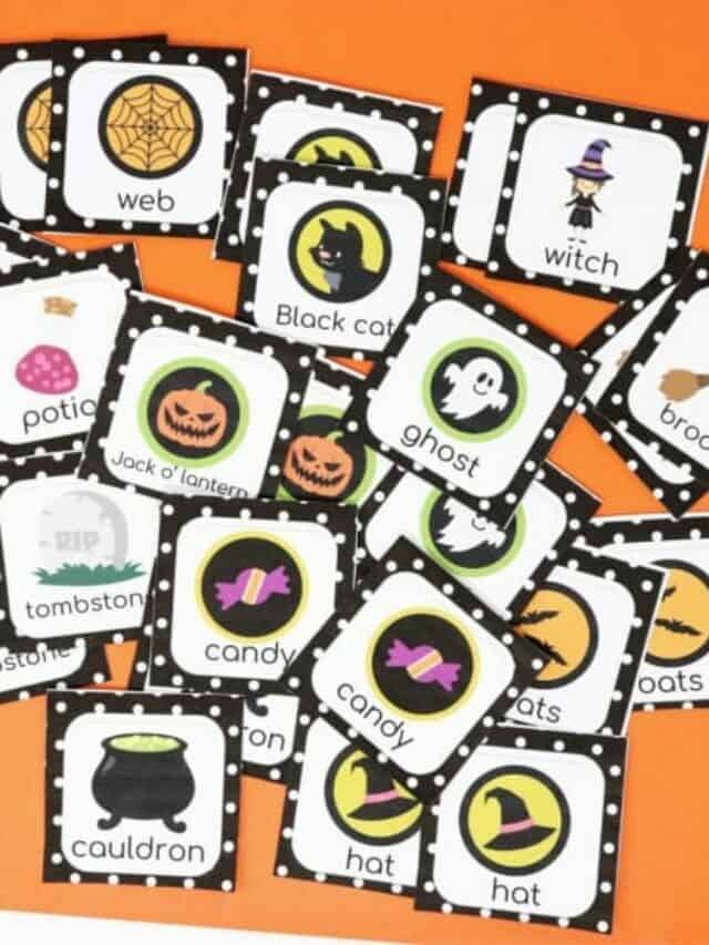 15 FUN & Free Halloween Preschool Printables