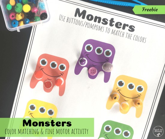 Image for Monsters Color Matching