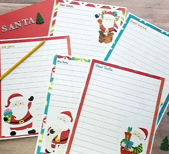 Free Printable Santa Letters (5 Templates Included!)