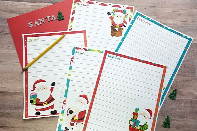Free Printable Santa Letters (5 Templates Included!)