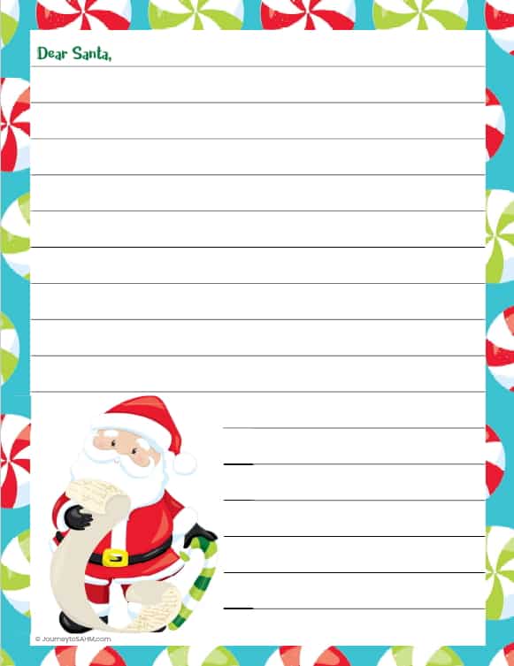 Free Printable Santa Letters with 5 Different Templates Included!