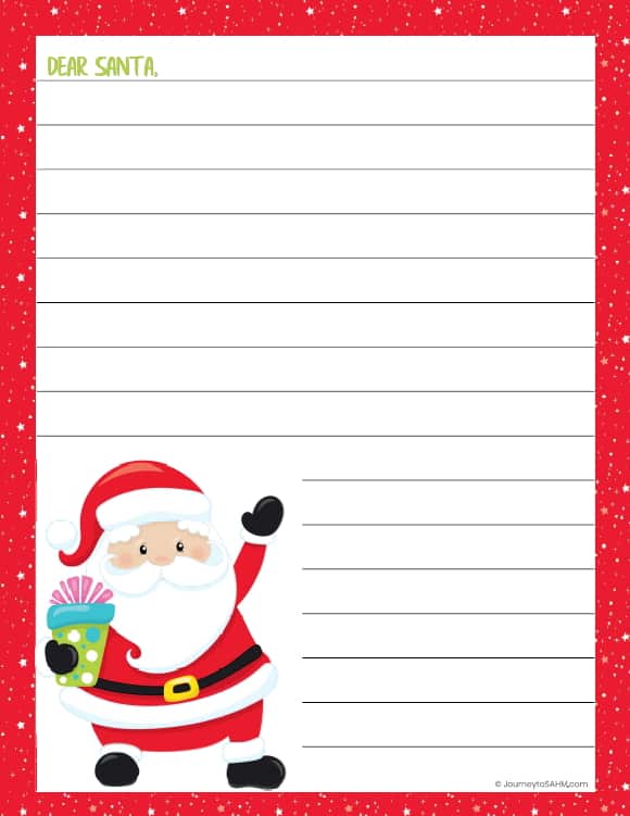 Free Printable Santa Letters with 5 Different Templates Included!