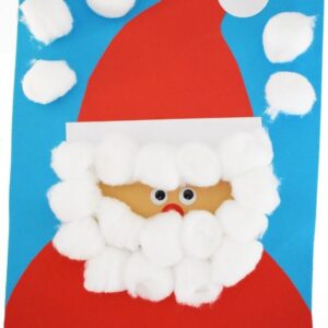 Easy Christmas Santa Claus Craft for Toddlers | Journey to SAHM