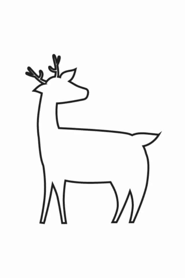 4 Free Reindeer Templates | Journey to SAHM