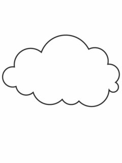 Cloud template printable